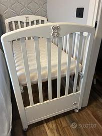 Lettino Foppapedretti con sponda a scomparsa