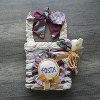 Cestino posta artigianale Shabby Chic