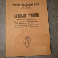 Mezzadria-Capitolato Colonico per la Toscana 1926