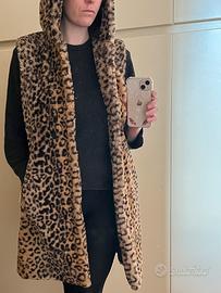 Smanicato morbido lungo leopardato