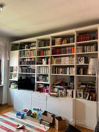 MOBILE LIBRERIA BIANCO Artieri del legno