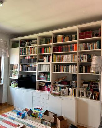 MOBILE LIBRERIA BIANCO Artieri del legno