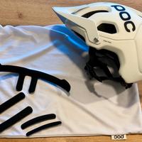 POC Tectal, Casco da Bici, M-L (55-58 cm), Bianco