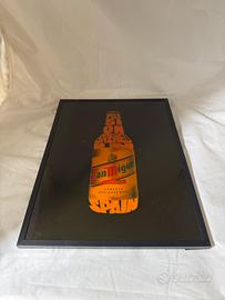 Quadretto pubblicitario birra San Miguel