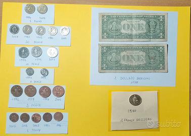 Lotto di monete extra-euro