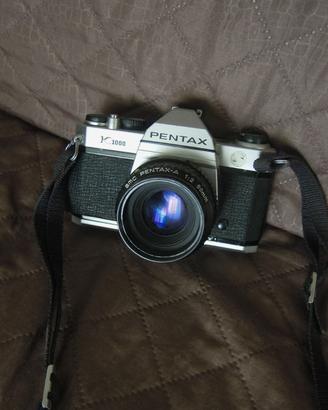 Pentax k 1000 con obbiettivo 50mm f.2