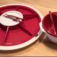 Antipastiera e set per fonduta tupperware
