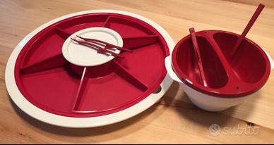 Antipastiera e set per fonduta tupperware
