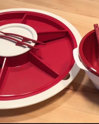Antipastiera e set per fonduta tupperware