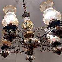 lampadario in ceramica