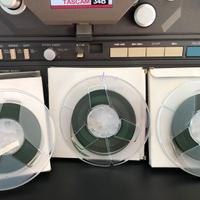 nastri leader 1/4” verdi.  In bobina da 13 c