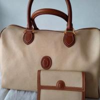 Borsa bauletto Trussardi con portafoglio abbinato 