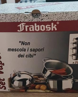 set cottura a vapore frabosk 3piani made in Italy 
