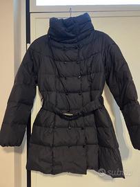 piumino Camomilla nero taglia 48  in vera piuma 