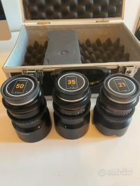 KIT OBIETTIVI SAMYANG CINE APS-C , E-MOUNT