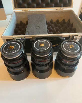 KIT OBIETTIVI SAMYANG CINE APS-C , E-MOUNT
