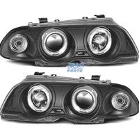 FARI BMW E46 4 PORTE 98-01 ANGEL EYES CCFL FONDO N