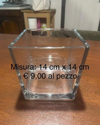 PORTACANDELE IN VETRO