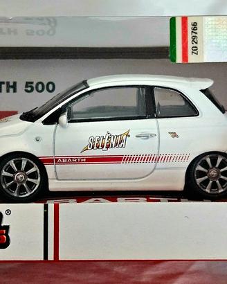 Fiat 500 Abarth 1/43 Mondo Motors Metal Die Cast 