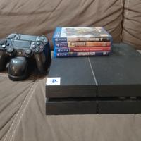 ps 4 fat +2 controller+4 giochi 