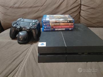 ps 4 fat +2 controller+4 giochi 