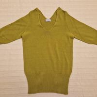 Maglia verde Stefanel a manica 3/4