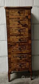 Settimino in legno intarsiato