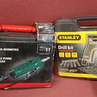 trapano e fresa ad aria  Stanley e Parkside