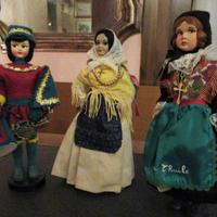 N° 3 bamboline da collezione anni 60/70