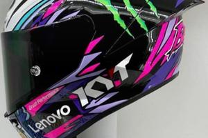 Casco KYT Bastianini Logo Monster