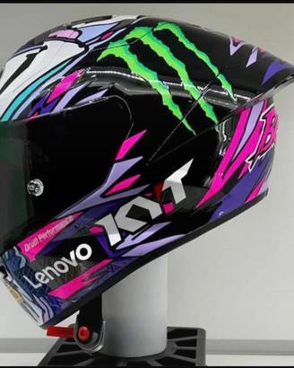 Casco KYT Bastianini Logo Monster