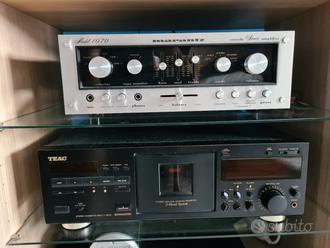 Registratore Teac V5000 e ampli Marantz 1070  			