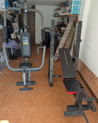 palestra e panca multifunzione 