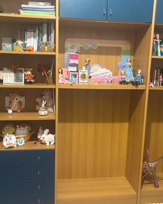 Parete attrezzata/ libreria