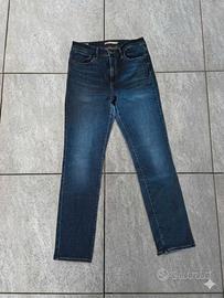 Jeans Levi's 724 blu scuro da donna