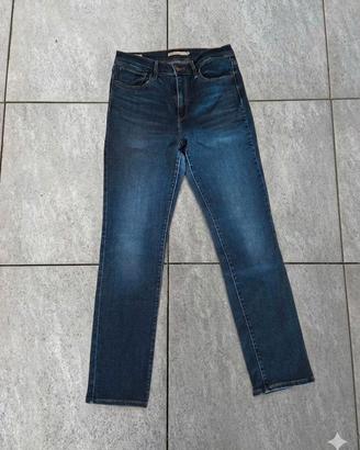 Jeans Levi's 724 blu scuro da donna