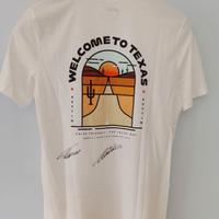 Maglia F1 GP Texas autografata da Alonso e Leclerc