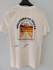 Maglia F1 GP Texas autografata da Alonso e Leclerc
