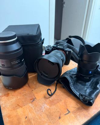 Sony a7 iii+sigma 24-70 art+tamron 70/180+zeiss 55