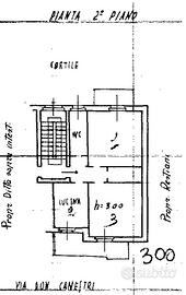 Trilocale 68mq affittato con rendita 4.200/anno