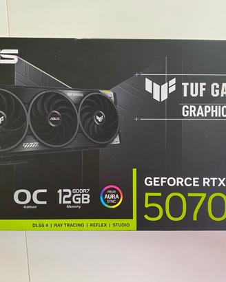 Scheda video ASUS TUF GeForce RTX 5070 O12G Nuova