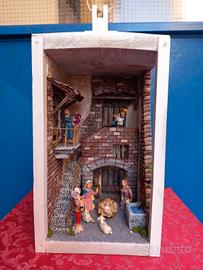 presepe in lanterna