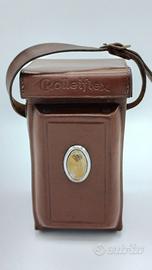 ROLLEIFLEX  custodia in pelle Biottica 6x6