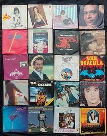 Lotto 40 dischi 45 giri musica Pop-Rock anni '80