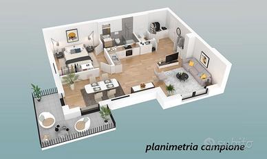 Trilocale con 2 balconi a Firenze