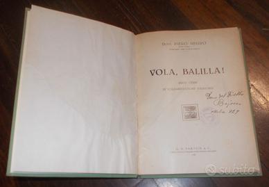 VOLA BALILLA PIERO NEGRO 1928 AVIAZIONE FASCISMO