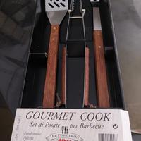 Set posate barbecue Gourmet Cook Athos Guizzardi