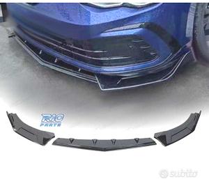 SPOILER LIP VOLKSWAGEN VW GOLF 8 R LINE NERO LUCID