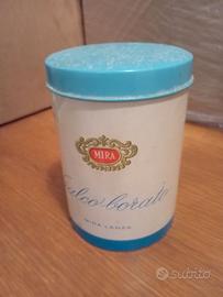 Porta borotalco in latta