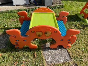 Dondolo/tavolino polipo clementoni per bimbi